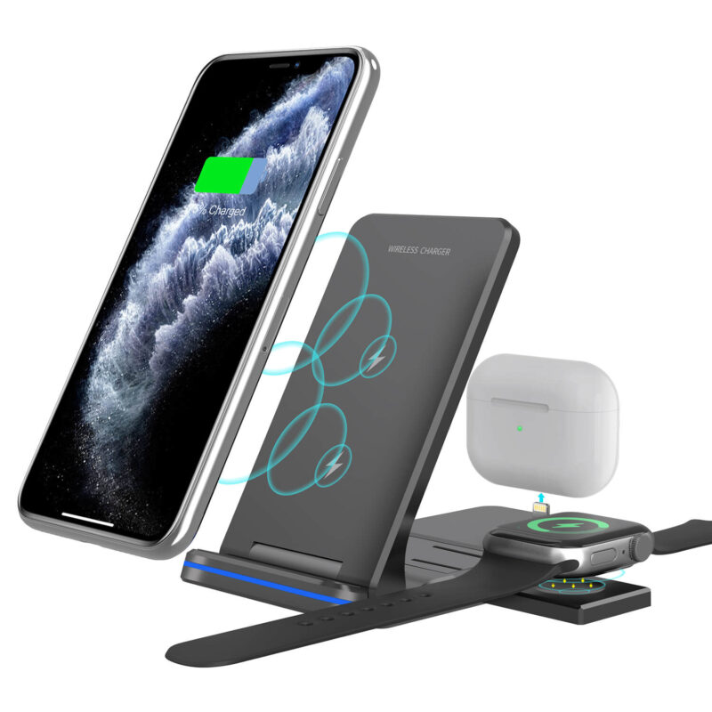 3-In-1 Foldable Wireless Charging Station
